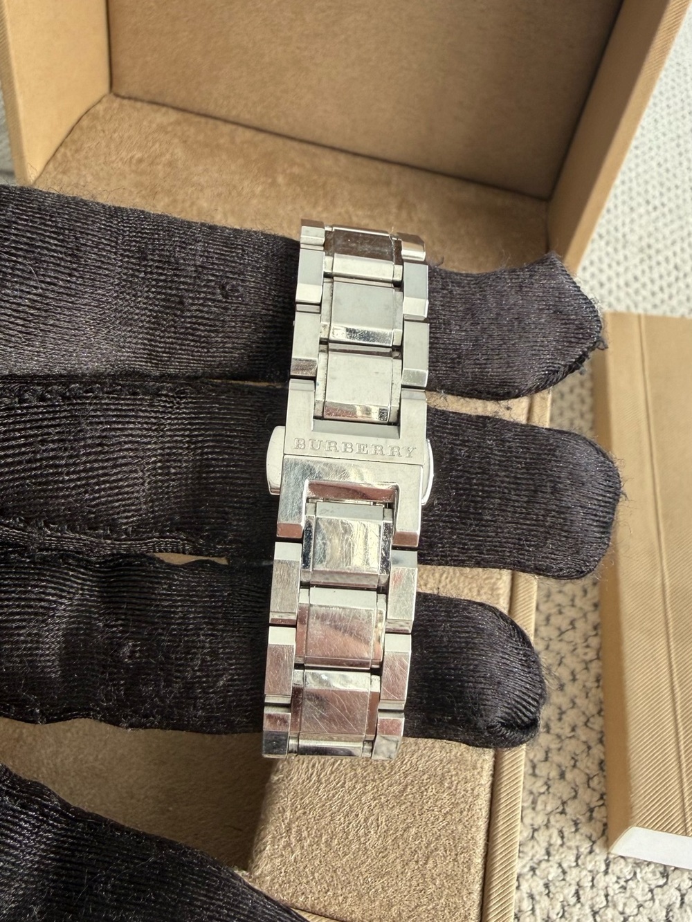 Burberry women’s Silver Stainless Steel Watch - Picture 13 of 15